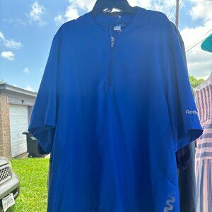 dark blue long sleeve reebok t shirt